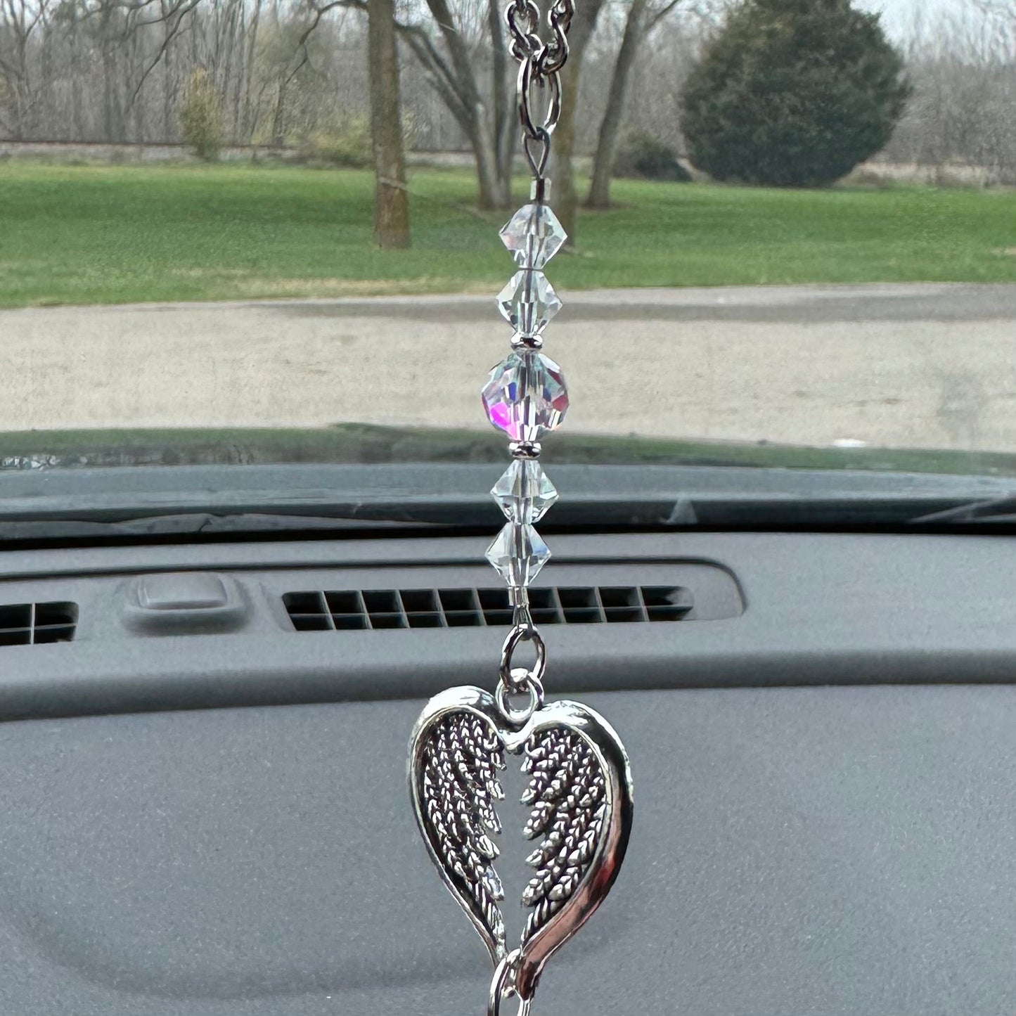 Guardian Angel Car Charm, Wherever You Go Whatever You Do May Your Guardian Angel Watch Over You, New Driver Gift