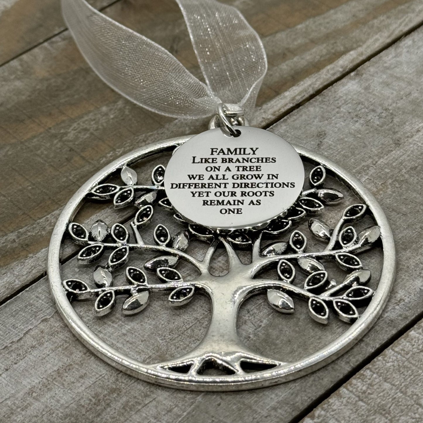 Family Like Branches On A Tree We All Grow In Different Directions Yet Our Roots Remain As One Tree Of Life Ornament Gift