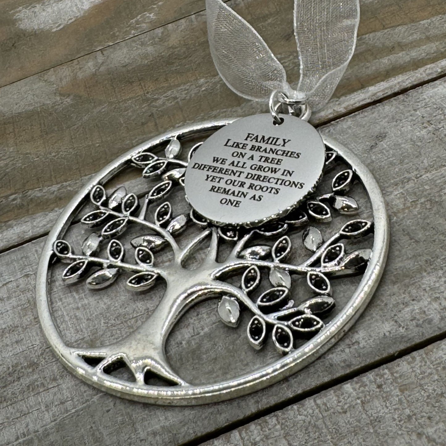 Family Like Branches On A Tree We All Grow In Different Directions Yet Our Roots Remain As One Tree Of Life Ornament Gift