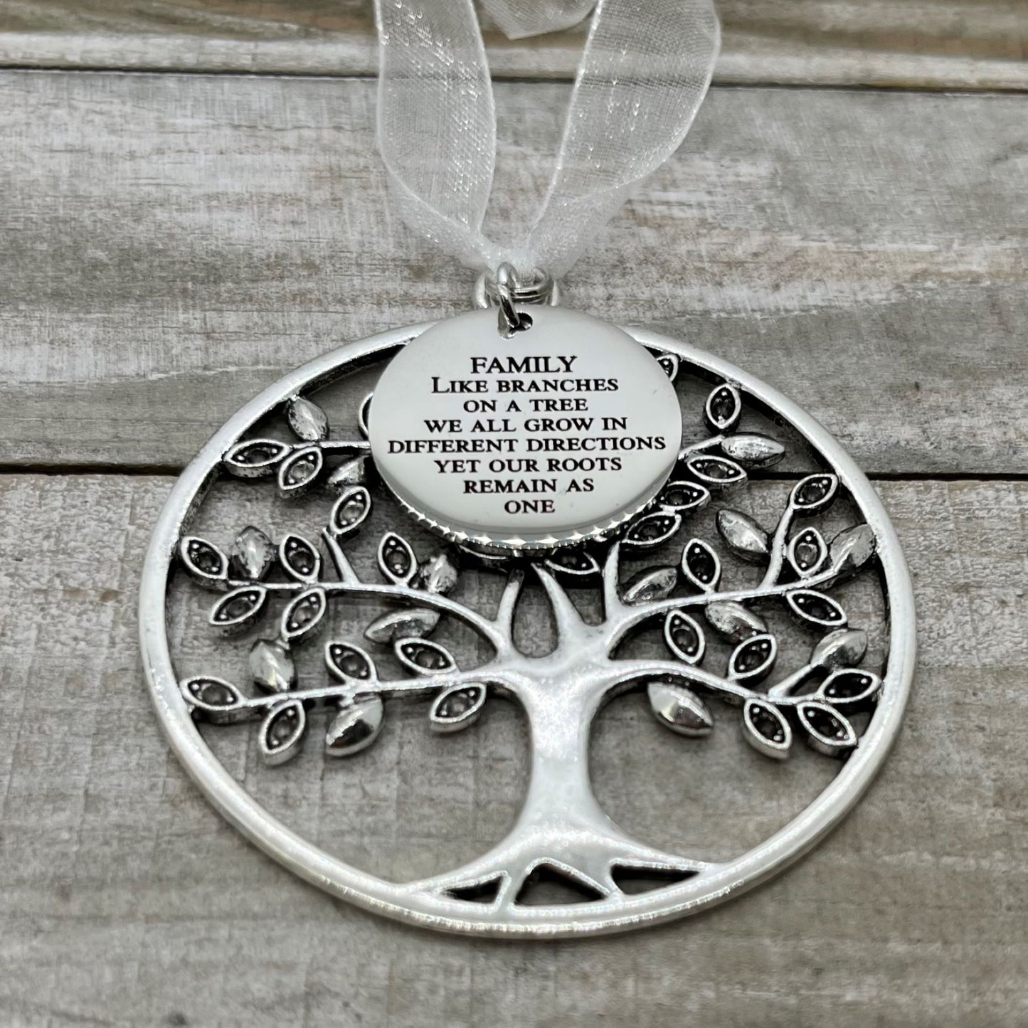 Family Like Branches On A Tree We All Grow In Different Directions Yet Our Roots Remain As One Tree Of Life Ornament Gift